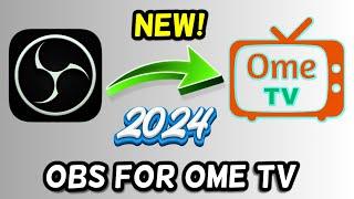 How to use OBS virtual camera on Ome TV (2024 Updated!)