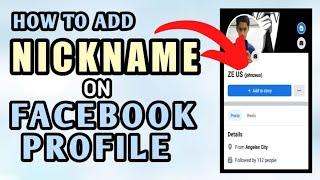 HOW TO ADD NICKNAME ON FACEBOOK PROFILE 2023 | ADD NICKNAME ON FACEBOOK PROFILE 2023