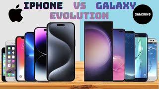 Apple iPhone vs Samsung Galaxy S Series Evolution 2009-2023 with REALISTIC 3D Models!