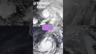 Typhoon Tip Vs Hurricane Sandy