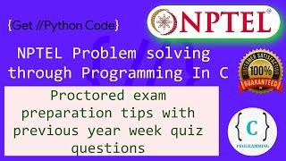 Proctored exam preparation tips for Problem solving through programming in C