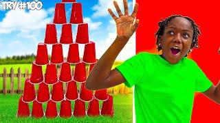 Siah Builds a MASSIVE Cup Tower, It Did Not End As Expected 