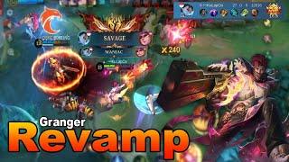 REVAMP Granger is Here KDA 27-0-6 ~ Gameplay Best Build & Emblem | Mobile Legends