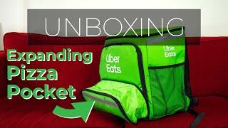 Unboxing: Uber Eats Large Backpack & Polo Shirt | Courier Bag | Expanding Pizza Pocket