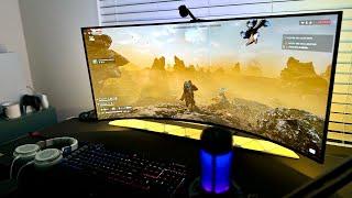 WHOA...Helldivers 2 looks AWESOME on LG’s 2024 45" UltraWide OLED Gaming Monitor | LG45GS96QB