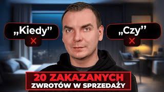 20 ZAKAZANYCH ZWROTÓW w SPRZEDAŻY (Psychologia Sprzedaży)