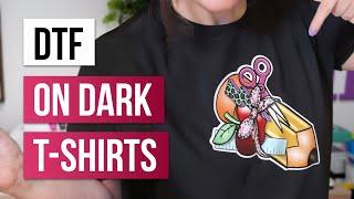  DTF Sublimation On Black Shirts | Sublimation on Cotton Tshirt