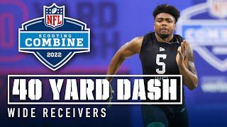 Wide Receivers Run the 40-Yard Dash at 2022 NFL Combine: Thornton hits 4.21