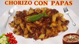 "Chorizo con Papas: Receta Rapida y Sabrosa Para Toda la Familia"