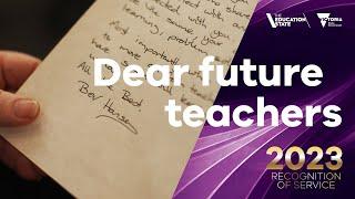 Dear Future Teachers