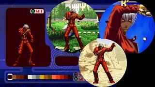 [PS1] KOF99 - K' (with Contest Color) Single Playthrough