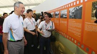 PM Lee Hsien Loong at the Clean and Green SG50 Carnival