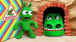 Pea Pea Brothers Escape Mystery Crocodile Dentist Cave - Pea Pea Cartoon