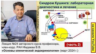 Синдром Кушинга (часть 2): лабораторная диагностика и лечение