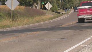 Unplanned speed bump rises in Clinton County on Illinois Route 161