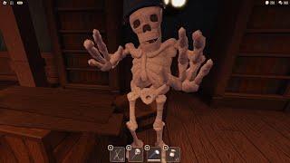 DOORS Skeleton Bob Jumpscare + Guiding Lights Message! (Hotel Update)