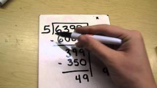 Long division with a remainder