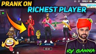 PRANK ON RICHEST PLAYER RV BANNA || PRANK GONE WRONG USE EARPHONES 