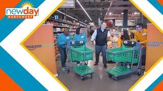 New Day plays 'Supermarket Sweep' at Amazon Fresh - New Day NW