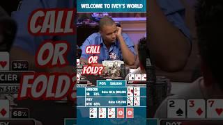 Phil Ivey made a great call  #poker #highstakespoker