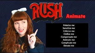 Redhead Reaction to Rush-Animate (Lyrics)