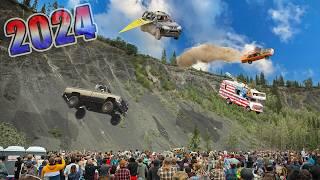 4th of July 300ft CAR LAUNCH - So Much DESTRUCTION! (2024)