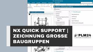 Siemens NX Zeichnung große Baugruppen | So einfach aktualisieren Sie Zeichnungen 5x schneller