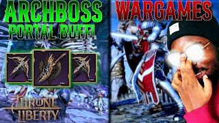 THRONE AND LIBERTY TICO TALKS | WARGAMES | ARCHBOSS BUFFS | CC IMMUNITY & MORE!