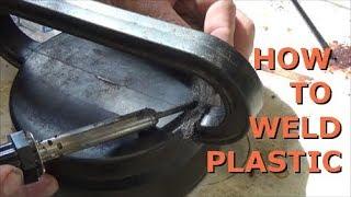 how to weld plastic