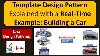 Template Design Pattern or Template Method Design Pattern: Real Time Example of Building a Car