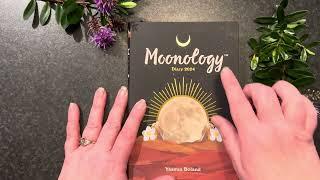 2024 Moonology diary by Yasmin Bolard flip through #flipthrough