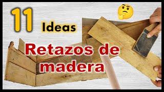 11 IDEAS FÁCILES RECICLANDO MADERA 2023 / Manualidades con trozos de tablas de madera / wood crafts