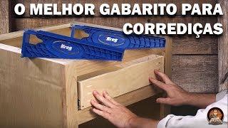 GABARITO PARA CORREDIÇA TELESCÓPICA - KREG