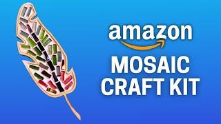 DIY Mosaic Craft Kit Amazon Unboxing & Review : Crafting for the Heck of it Episode 1