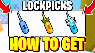 How To GET & USE LOCKPICKS In Pet Simulator 99 GRINCH EVENT! Roblox