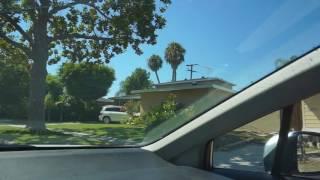 Driving around Long Beach California, Marita Street Los Altos area