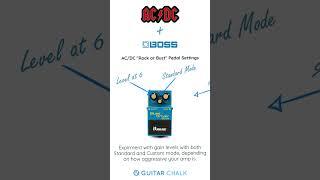 AC/DC Classic Rock Pedal Settings via the  Boss BD-2w #effectspedals #acdc #acdcfans