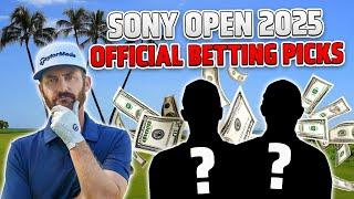 The Sony Open 2025 - OFFICIAL BETTING PICKS