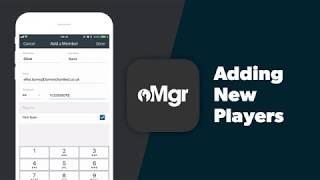 Pitchero Manager App – Adding new players