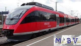 Der "Neue" im Einsatz auf der Brenzbahn - der Bombardier Talent (BR 644) als RE Crailsheim-Ulm!