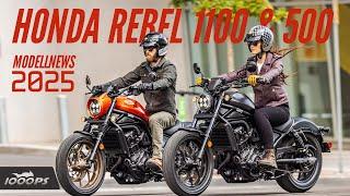 Turn 2 into 3! Honda Rebel 1100 Update 2025 & Rebel 500 News