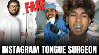 INSTAGRAM INFLUENCER DOES ILLEGAL TONGUE SURGERY | Alien Emo Tattoos |  Pradeep Kumar