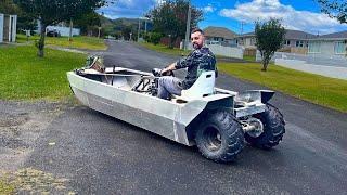 Jet Boat Amphibian Build First Ride