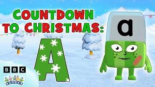 Alphablocks - Countdown to Christmas | The Letter A | Phonics for Kids