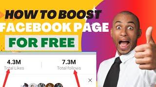 How to boost Facebook page for free