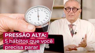 PRESSÃO ALTA: 5 hábitos que você precisa parar