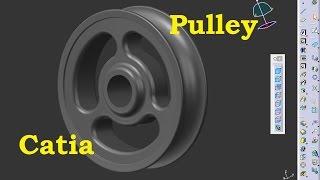 Catia V5 | Video Tutorial for beginners | Pulley Design | Technical MMS