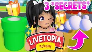 *NEW* 3 HIDDEN SECRET LOCATIONS *SOLVED* in LIVETOPIA Roleplay (roblox)