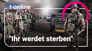 Russischer Kommandeur zu Soldaten: "Ihr werdet alle sterben"