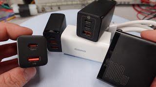 Baseus USB A and C 30W 65W and 100w Chargers Review and Test